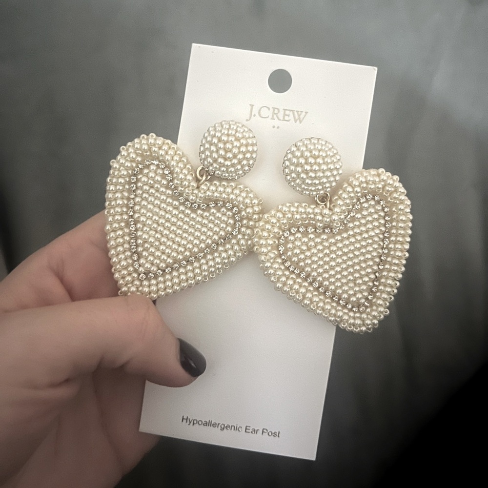 j.crew beaded earrings NWT